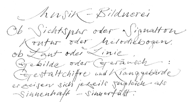 Musik-Bildnerei